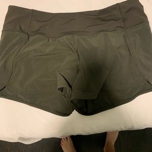 Lululemon army green shorts *like new*
